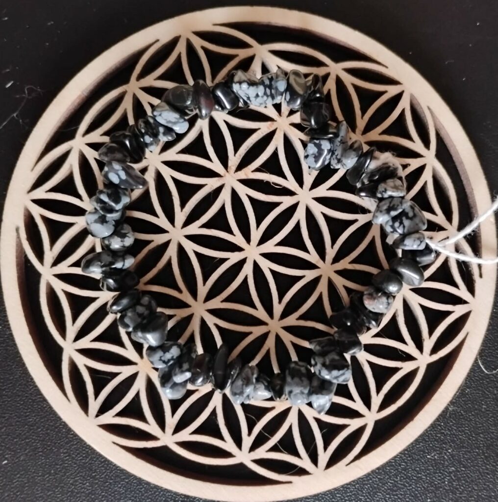 Obsidienne Mouchetée Bracelet Chips