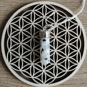 Pierre de Lune blanche Pendentif Pointe