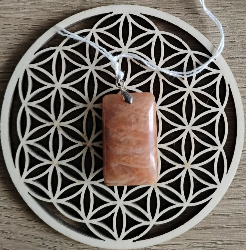 Pierre du Soleil Pendentif Rectangle