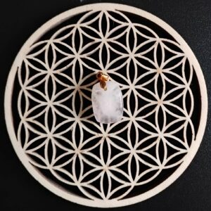Quartz Rose Pendentif 8€