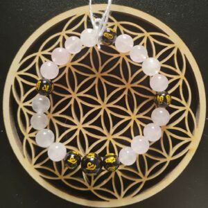 Collection Obsidus Quartz Rose et Obsidienne