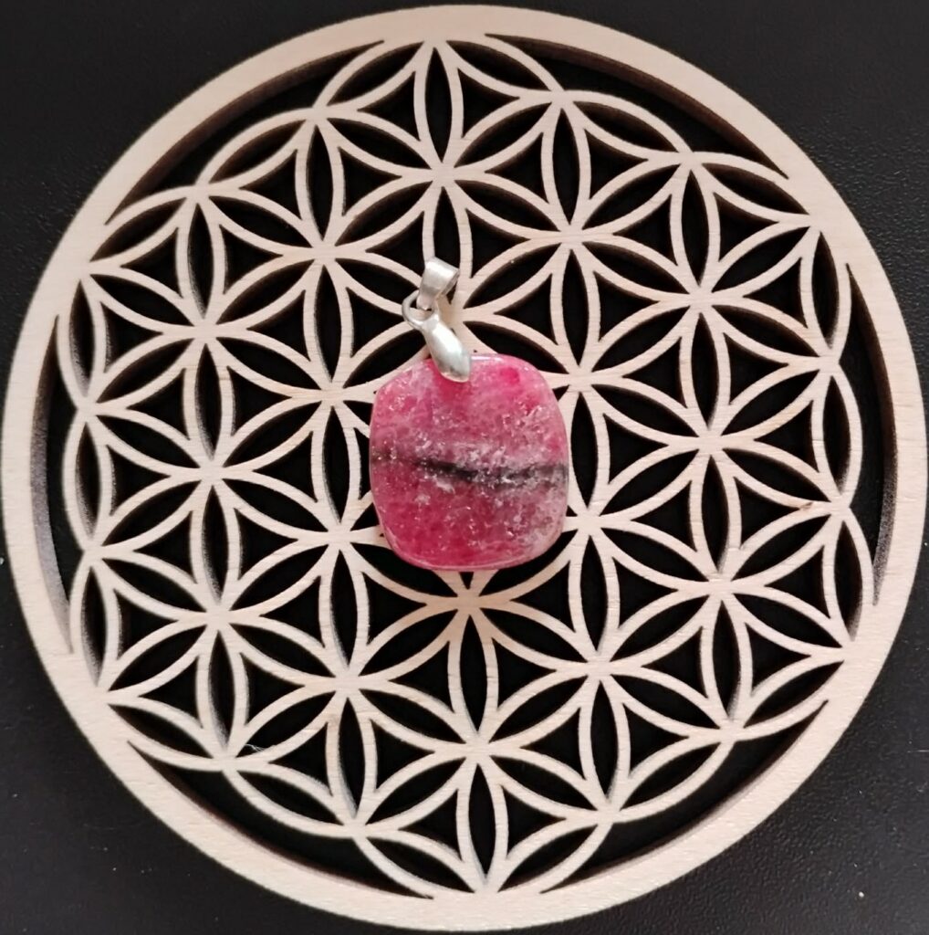 Rhodochrosite Pendentif 12€