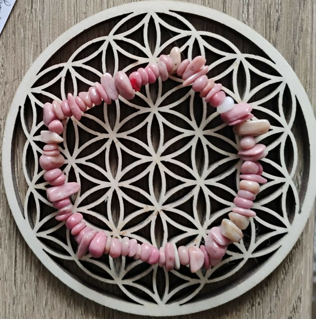 Rhodonite Bracelet Chips
