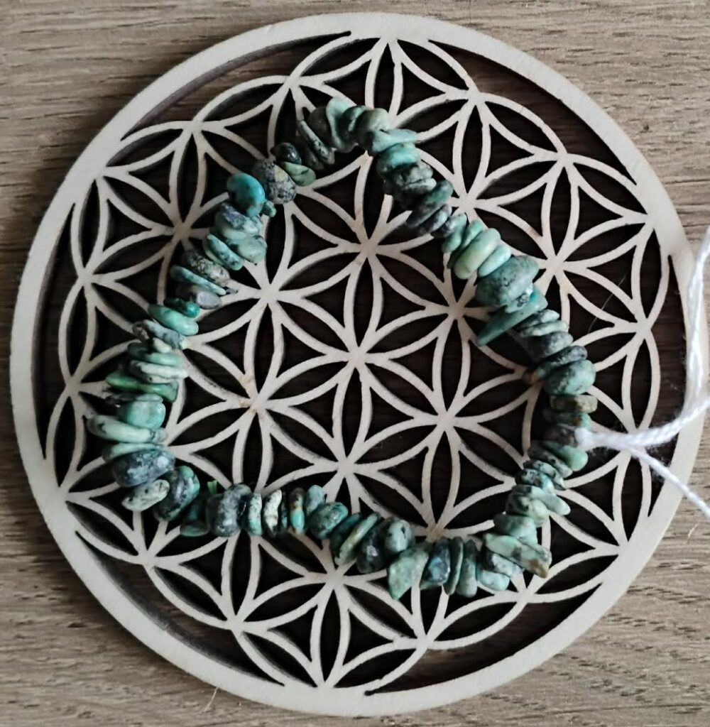 Turquoise d'Afrique Bracelet Chips