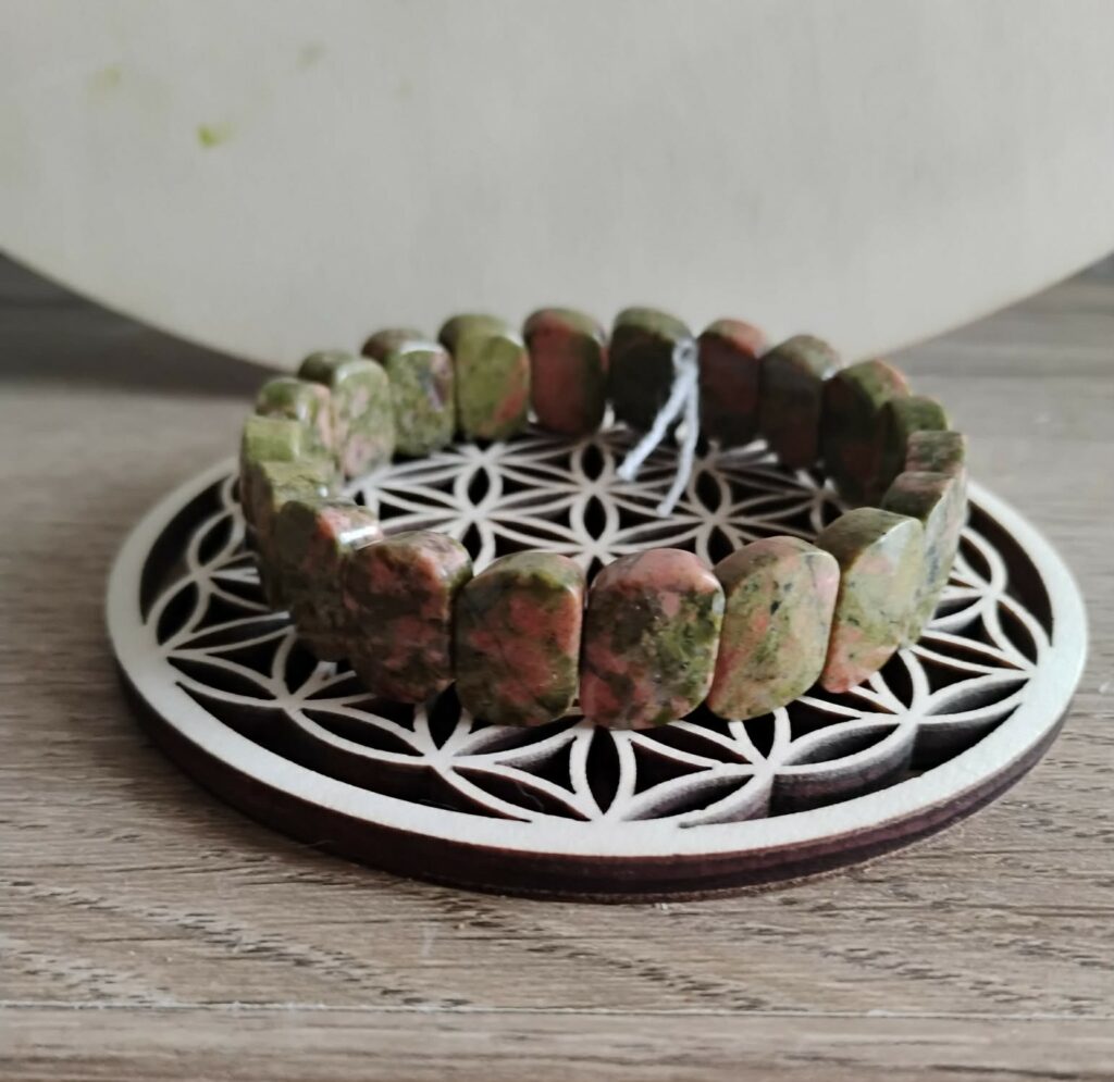 Unakite Bracelet Facette