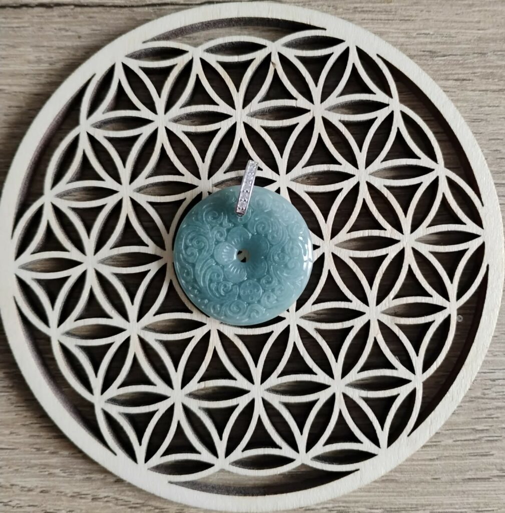 Jadéïte Pendentif Rond