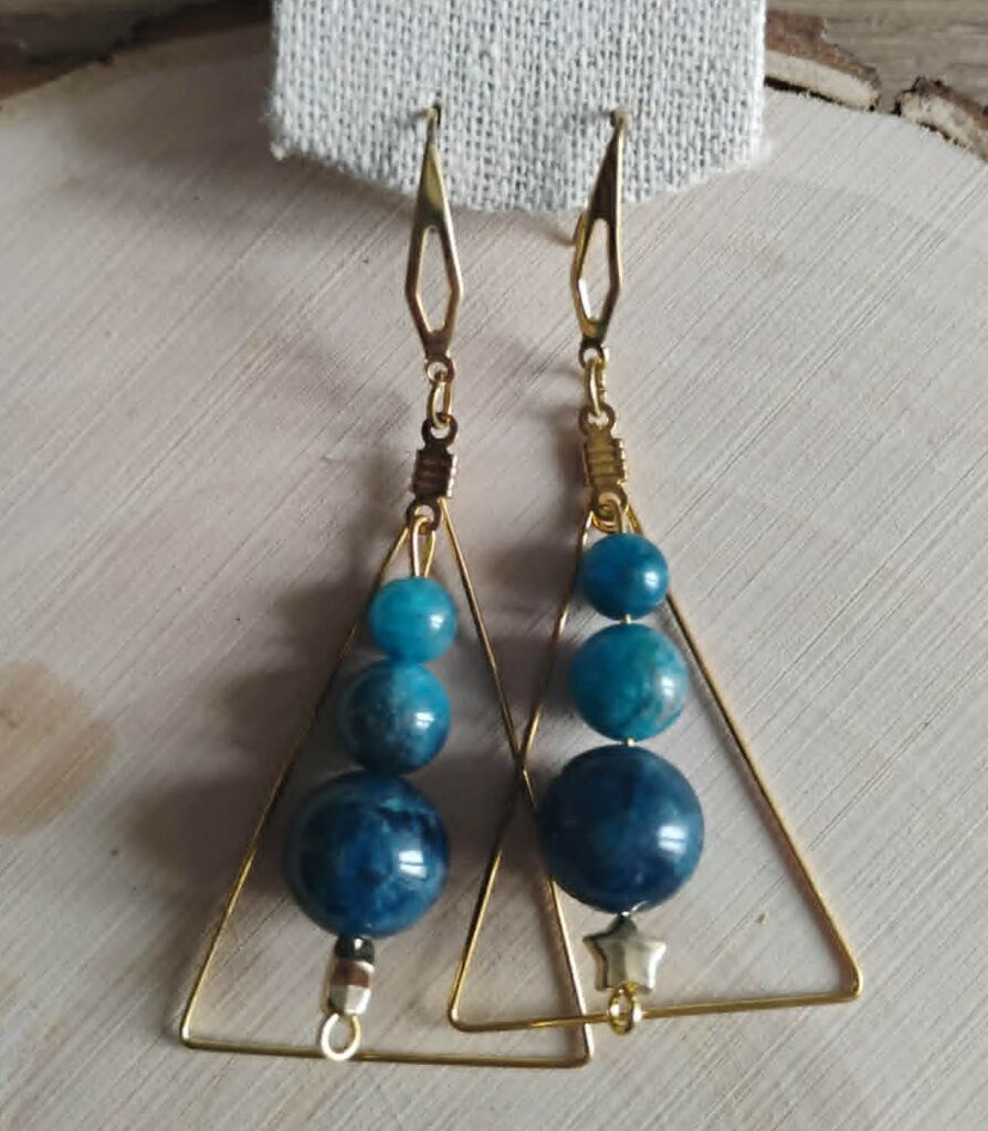 Apatite Boucle d'Oreille 3