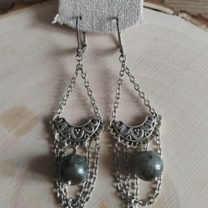 Labradorite Boucle d'Oreille 2