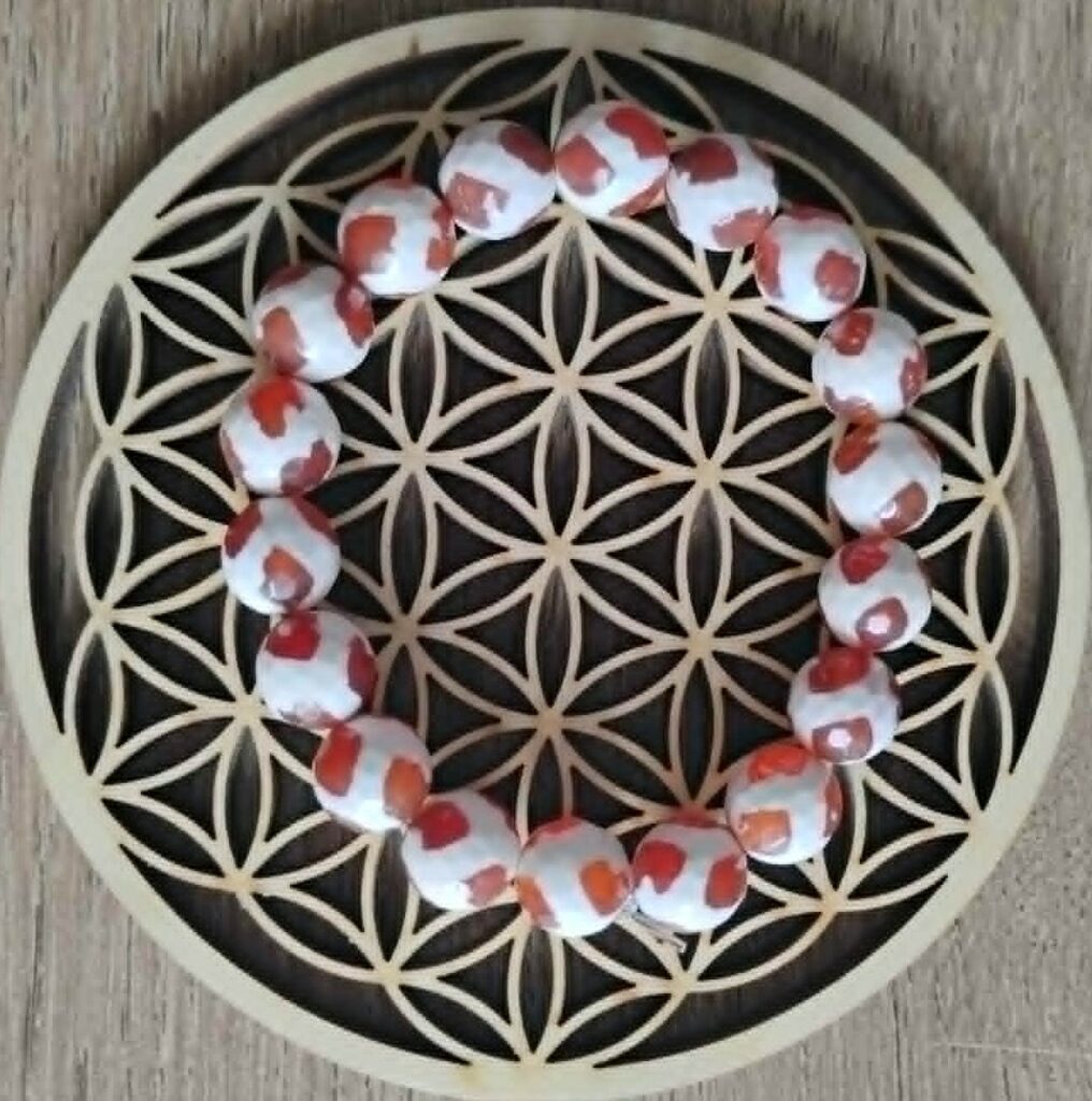 Agate Spot Bracelet 10 Mm