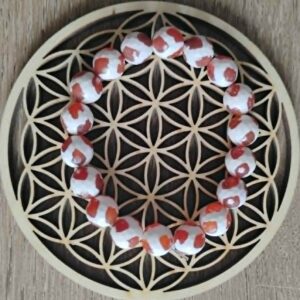 Agate Spot Bracelet 10 Mm