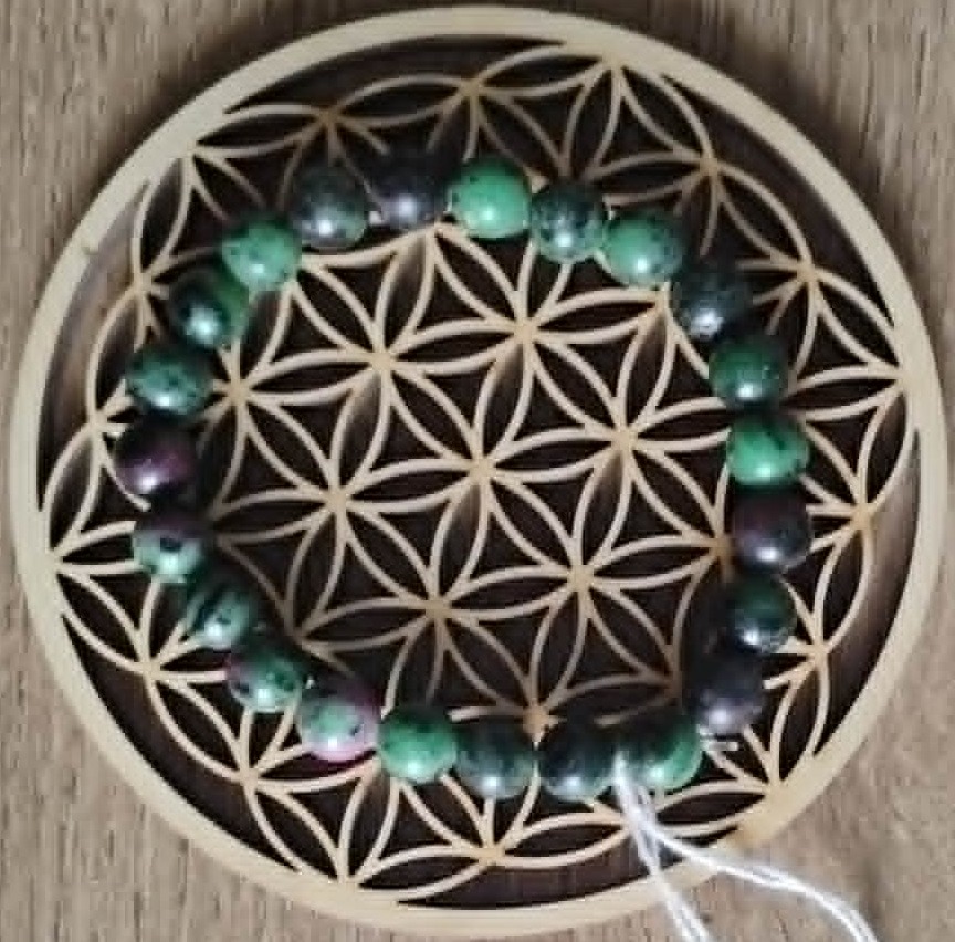 Rubis Zoisite Bracelet 8Mm