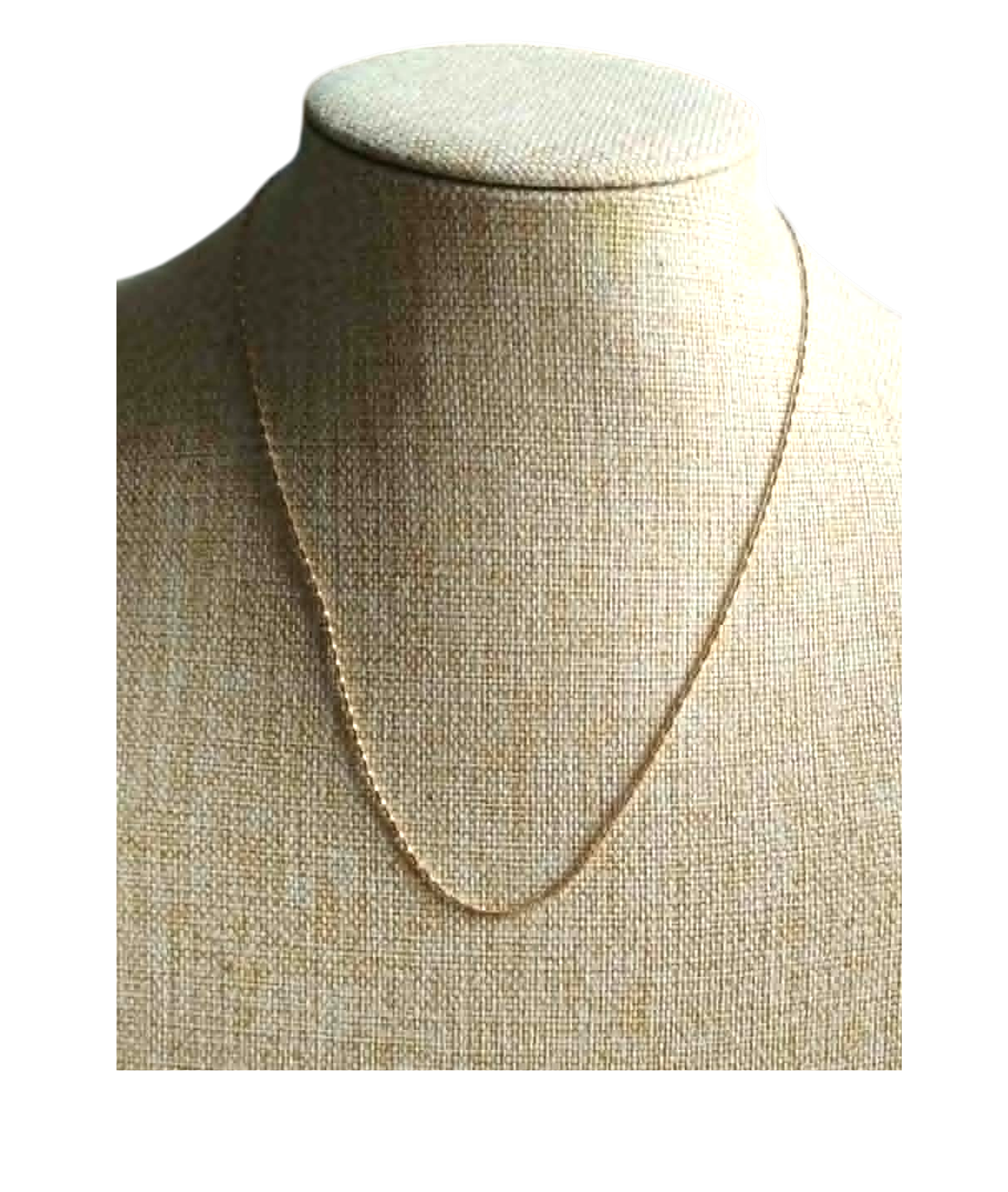 Chaine Acier Inoxydable doré Torsadé 50 Cm