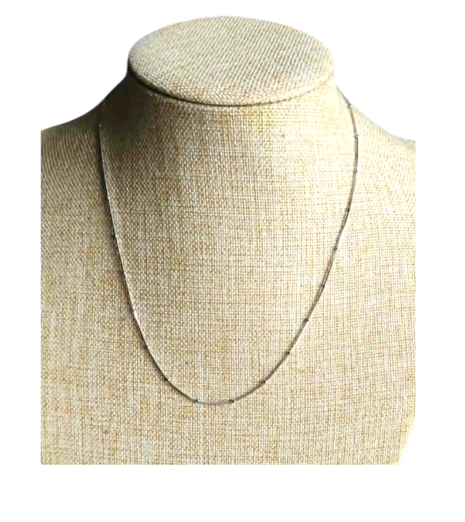 Chaine Acier Inoxydable Argentée Boule 50 Cm
