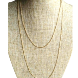 Chaine Acier Inoxydable Dorée Mailles 70 Cm