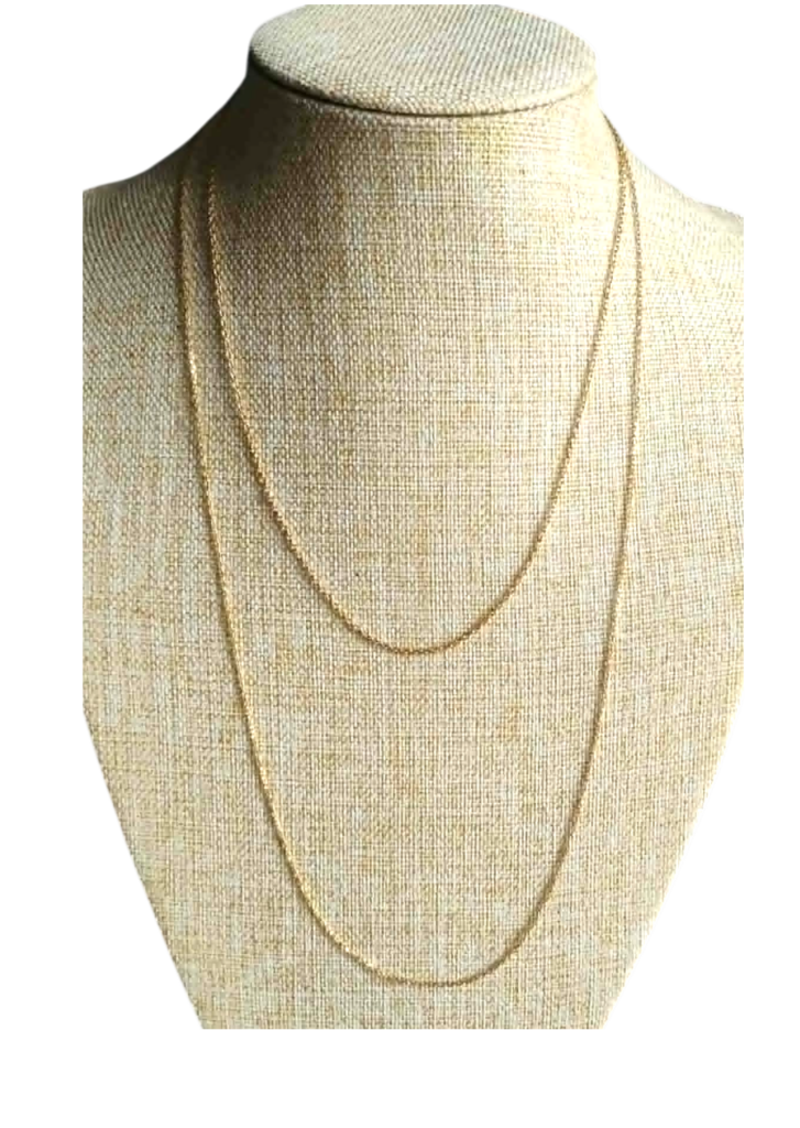 Chaine Acier Inoxydable Dorée Mailles 50 Cm