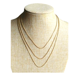 Chaine Acier Inoxydable Dorée 55 Cm