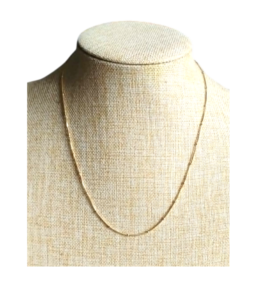 Chaine Acier Inoxydable Doré Boule 50 Cm