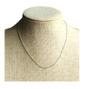 Chaine Acier Inoxydable Argentée Mailles 45 Cm