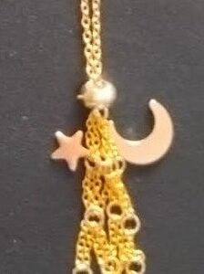 Etoile et Lune Panier Doré